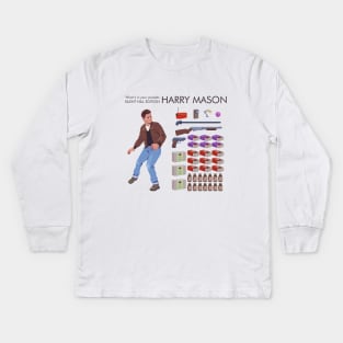 Silent Hill - Harry Mason inventory Kids Long Sleeve T-Shirt